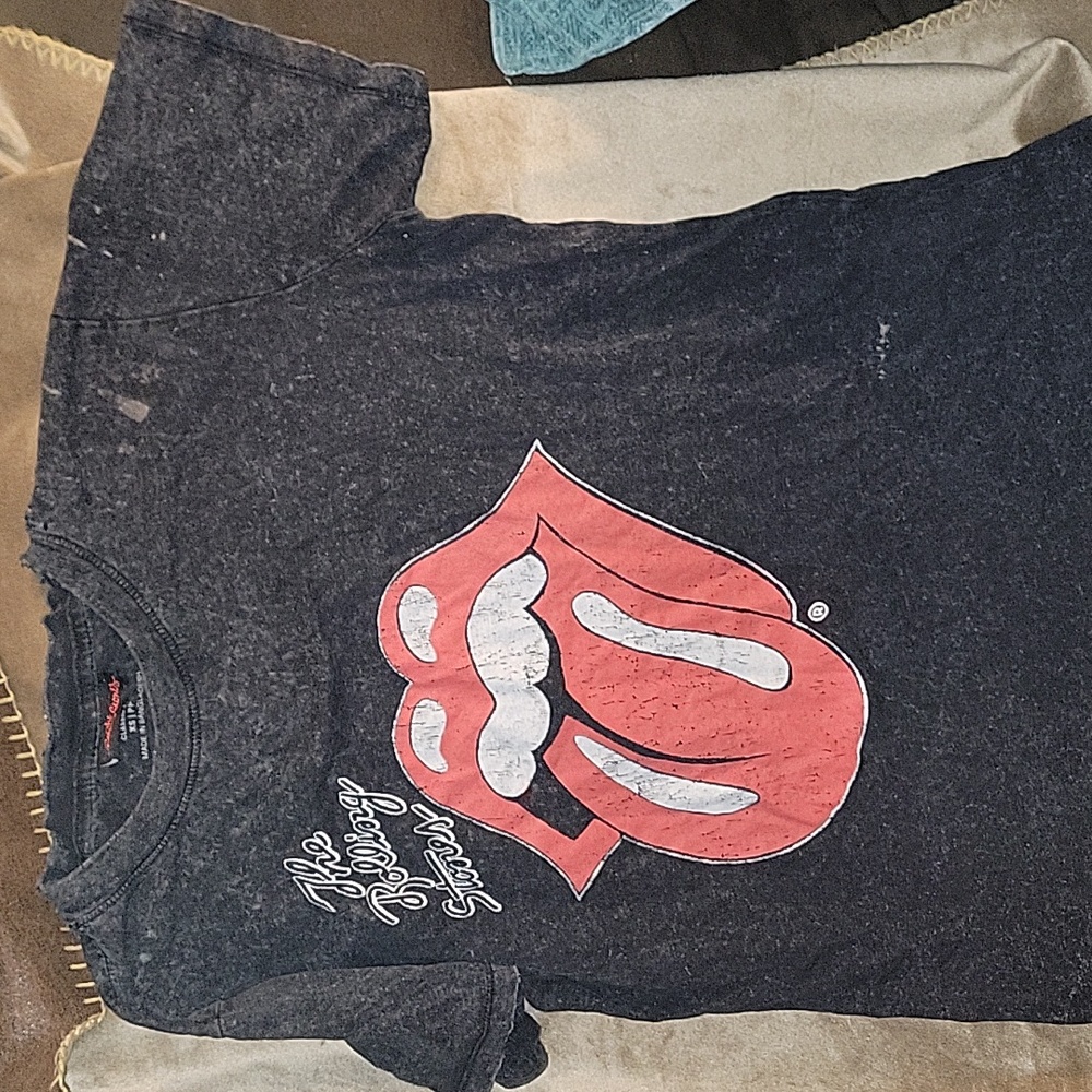 The Rolling stones Distressed tee oversized